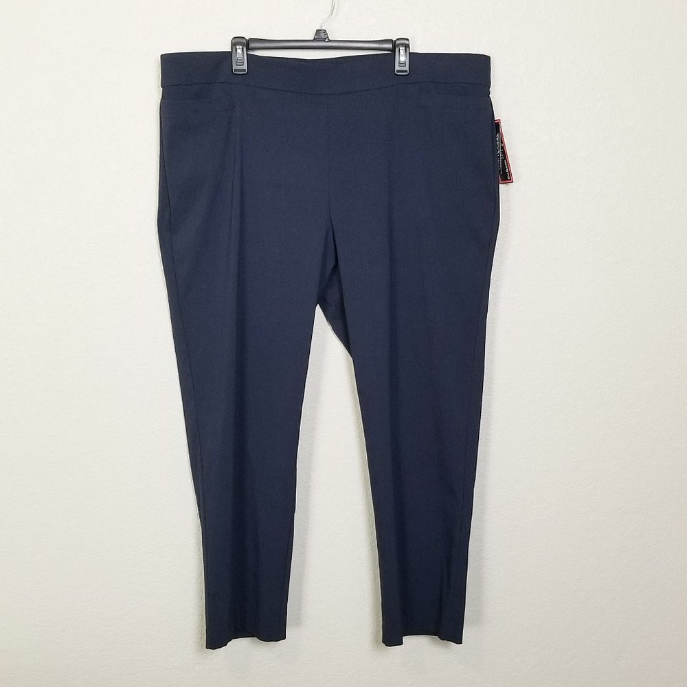 Kim Rogers Plus Size Solid Pull-On Dress Pants 24W - Picture 2 of 8